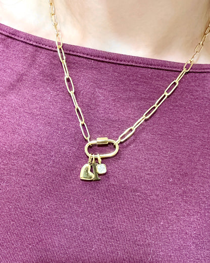 Chain link Charm NECKLACE