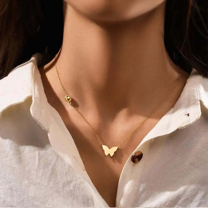 Butterfly NECKLACE Folie à Trois