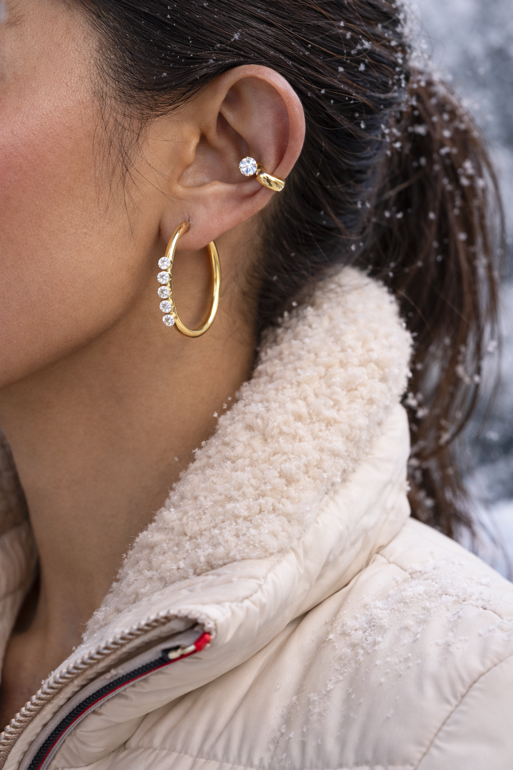 Ice Core DES BOUCLES D'OREILLES