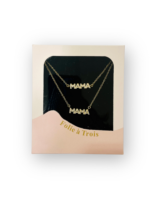 Mama Neclace + Mama Bracelet Gift Box