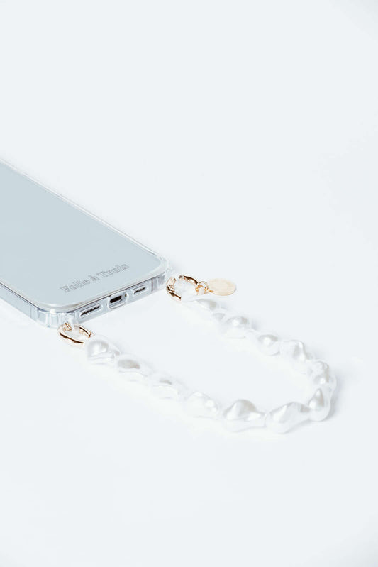 Short Pearl PHONE STRAP Folie à Trois