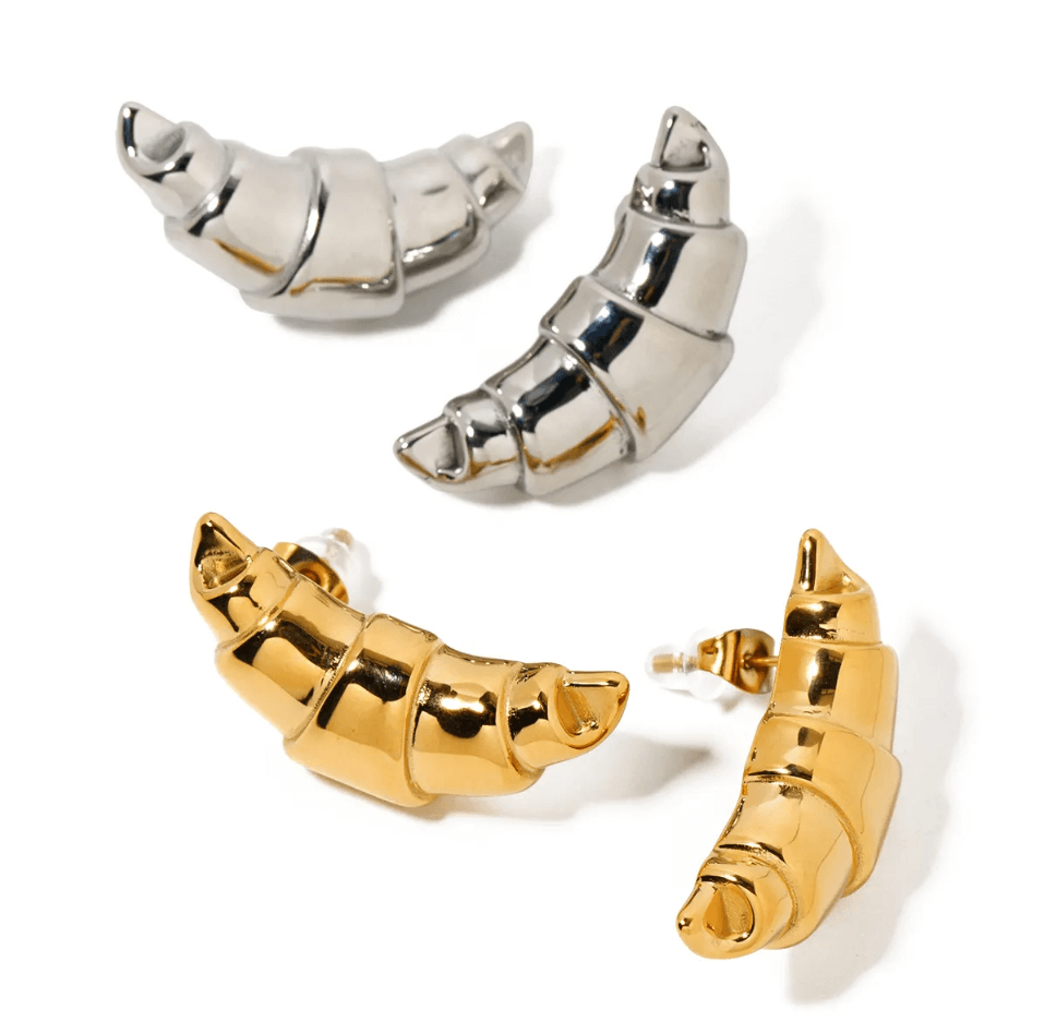 French Croissant EARRINGS Folie à Trois