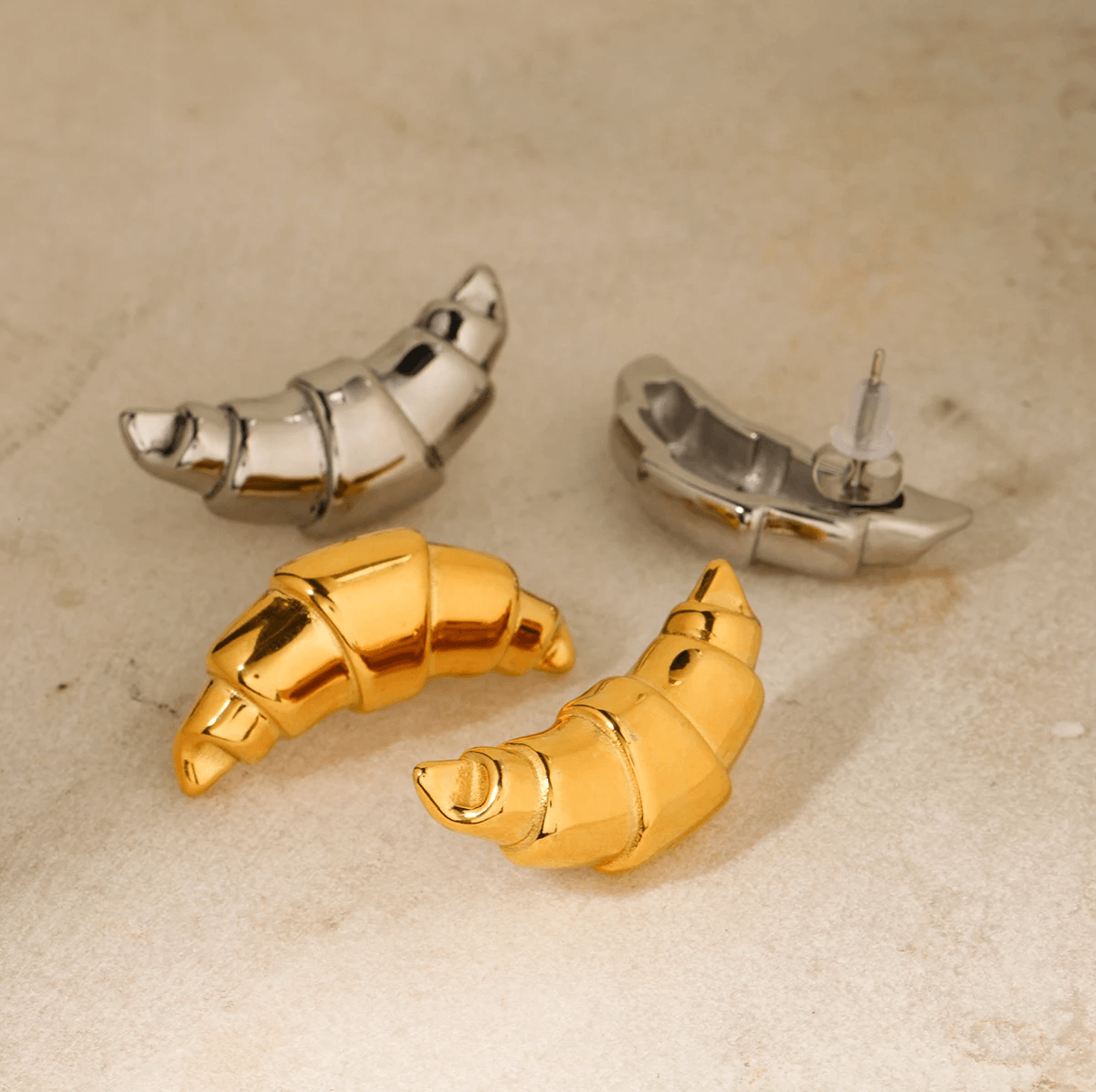 French Croissant EARRINGS Folie à Trois