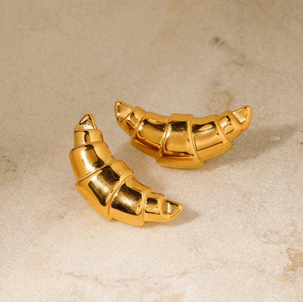 French Croissant EARRINGS Folie à Trois