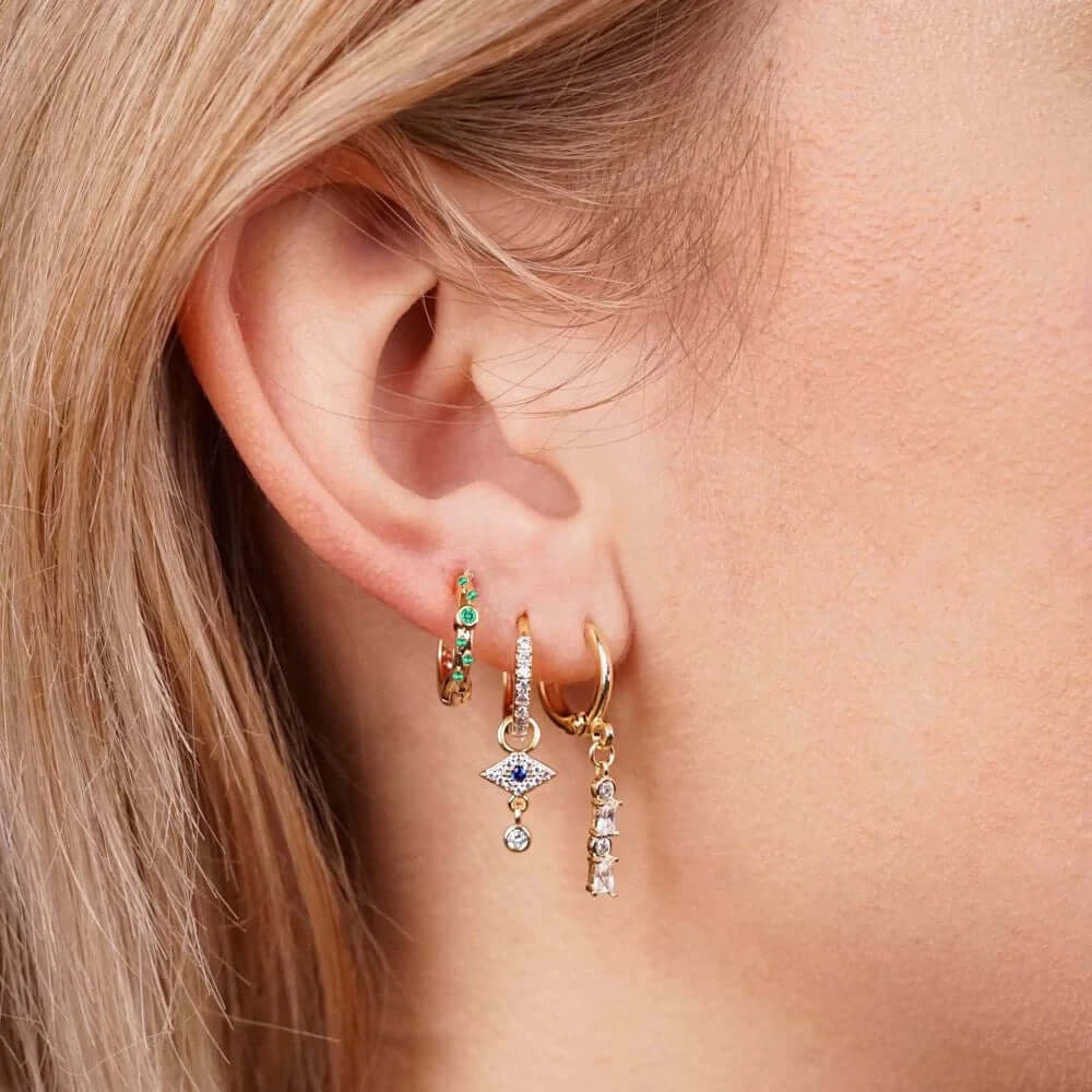 BOUCLES D'OREILLES Botanique