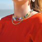 SNAKE SKIN NECKLACE