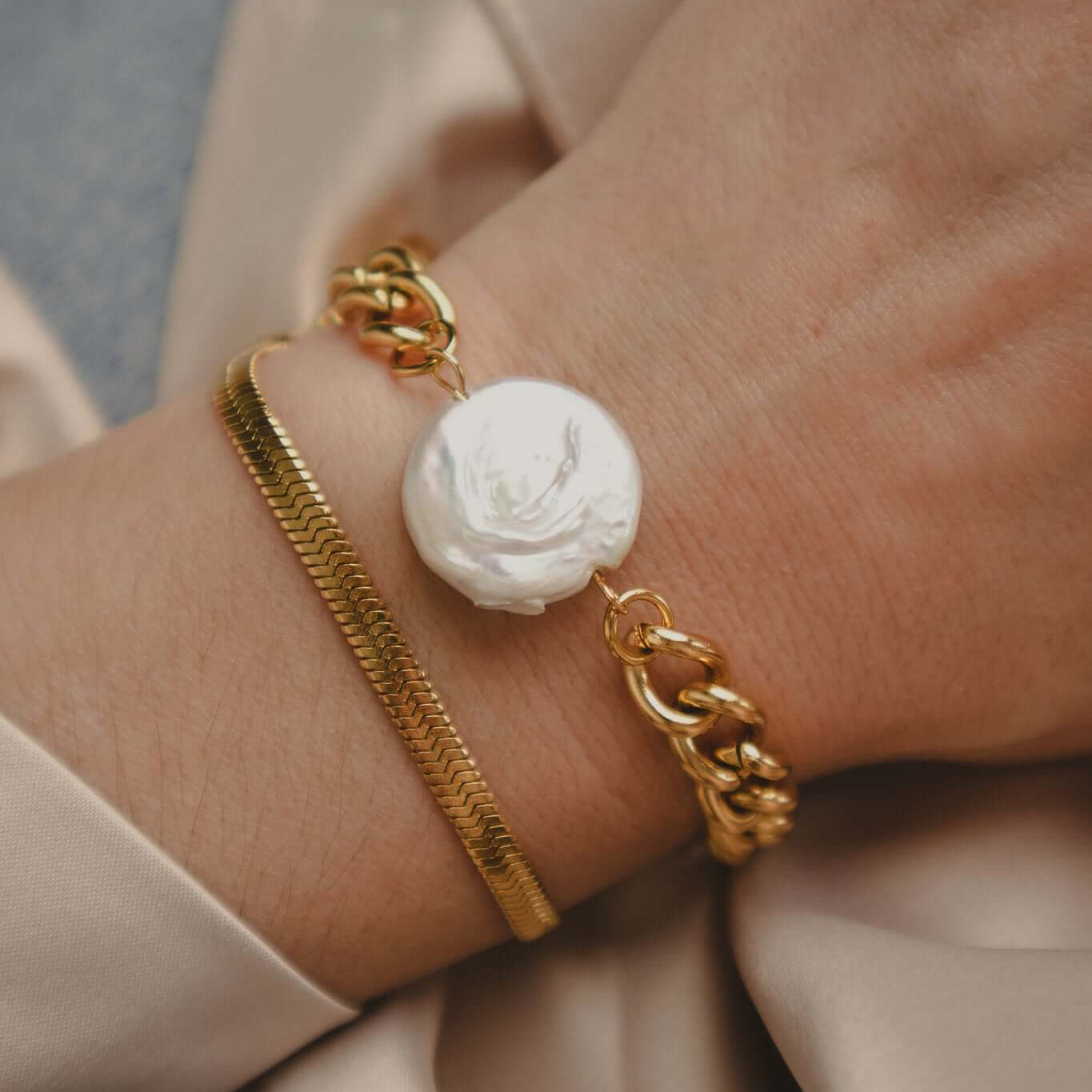 SNAKE SKIN BRACELET Folie à Trois