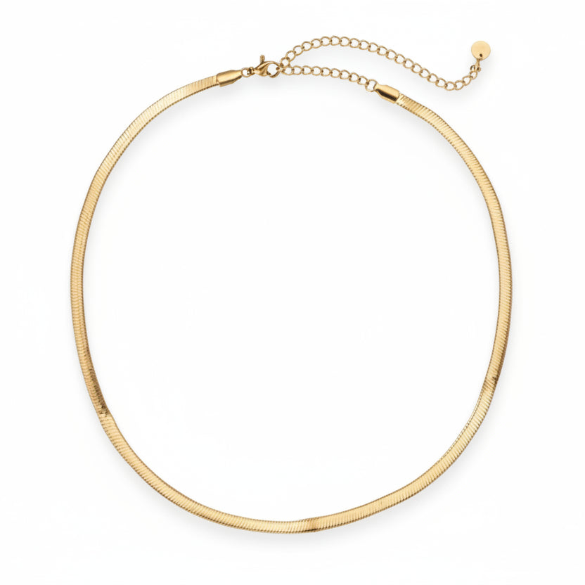 SNAKE SKIN NECKLACE Folie à Trois