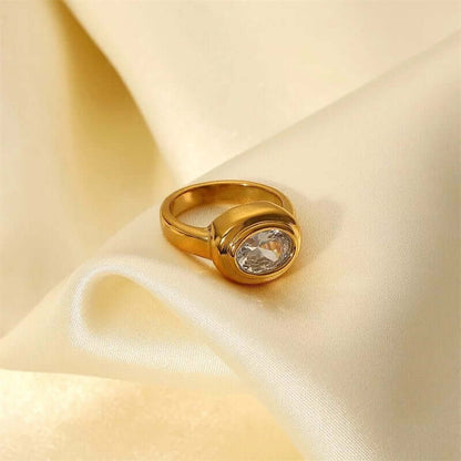 Vintage Style RING Folie à Trois