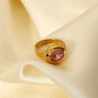 Vintage Style RING Folie à Trois