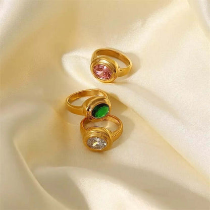 Vintage Style RING Folie à Trois