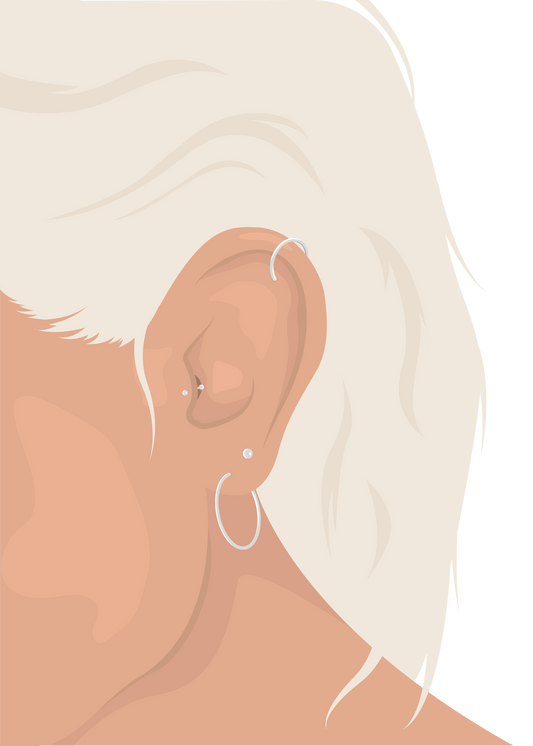 Piercing kaart Folie à Trois