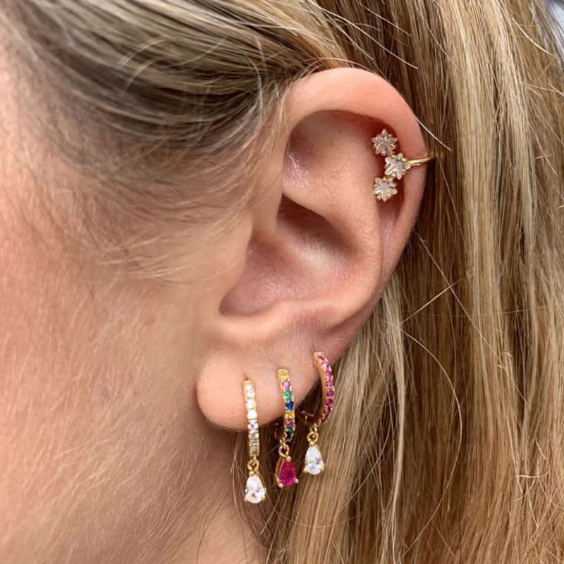 TEARDROP EARRINGS Folie à Trois