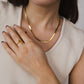 SNAKE SKIN NECKLACE