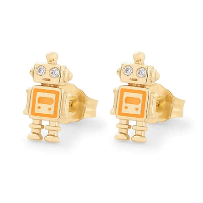 Little Robot EARRINGS Folie à Trois