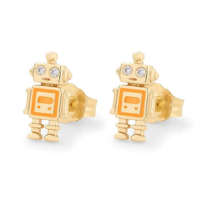 BOUCLES D'OREILLES Petit Robot