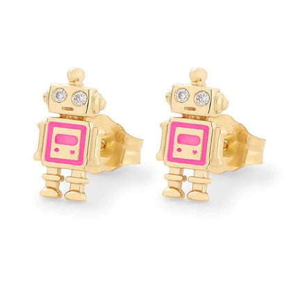 BOUCLES D'OREILLES Petit Robot